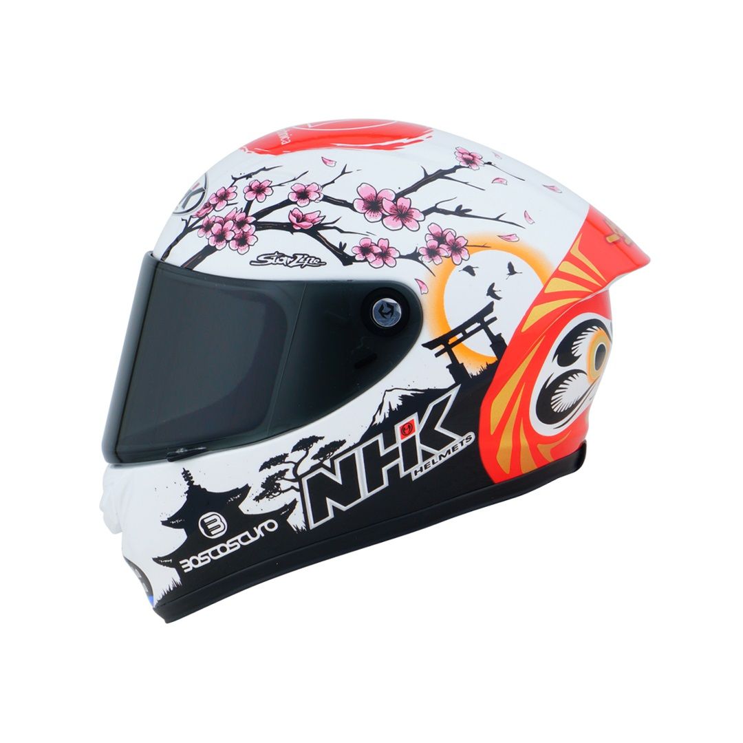 NHK GP R TECH MINI HELMET SKALA 1:8 - ALONSO LOPEZ # 12 - Image 2