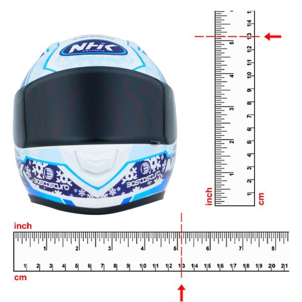 NHK GP R TECH MINI HELMET SKALA 1:8 - ALONSO LOPEZ # 13 - Image 5