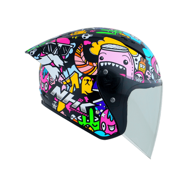 NHK N1 MAX - DOODLES - BLACK BLUE - Image 3