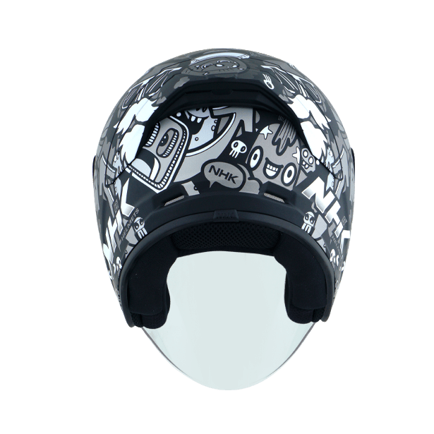 NHK N1 MAX - DOODLES - BLACK SILVER DOFF - Image 2