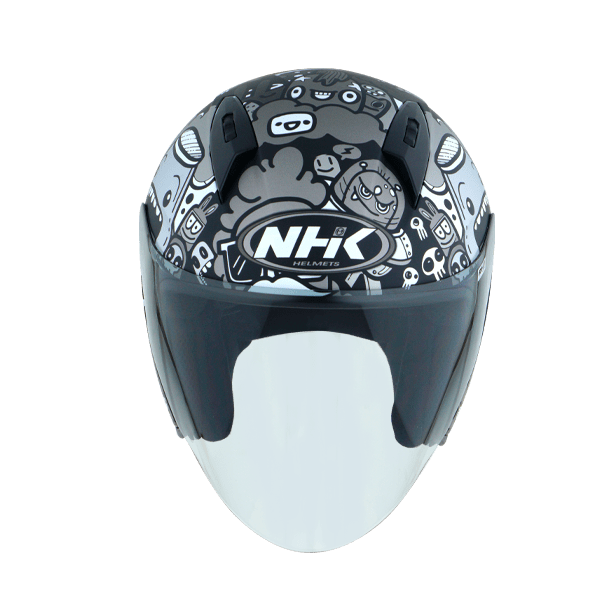 NHK N1 MAX - DOODLES - BLACK SILVER DOFF - Image 4