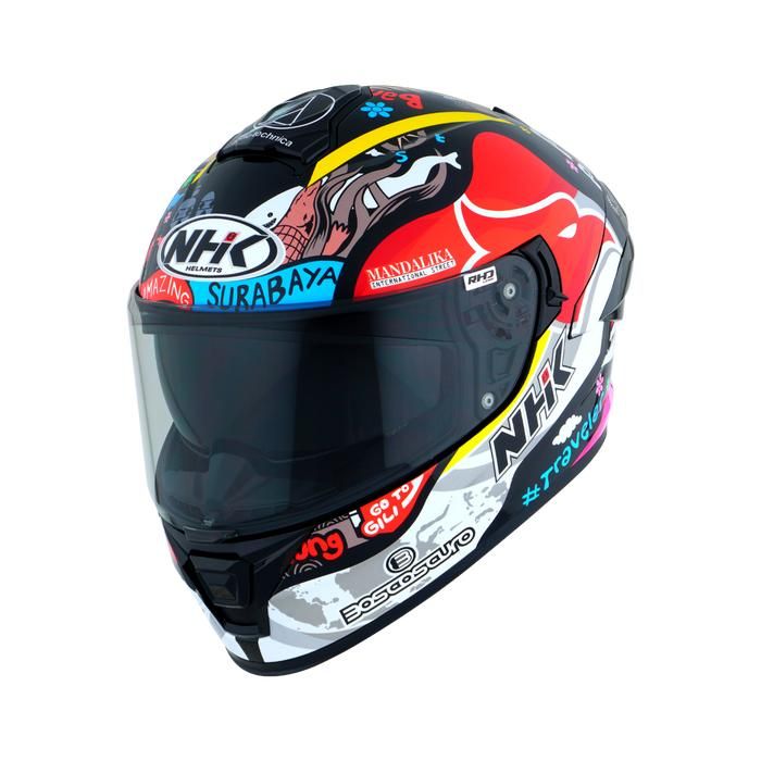 NHK MARK 1 DOUBLE VISOR - RIDER'S REPLICA - ALONSO LOPEZ #11