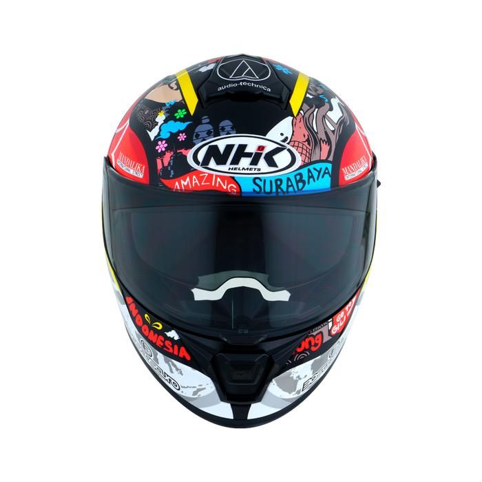 NHK MARK 1 DOUBLE VISOR - RIDER'S REPLICA - ALONSO LOPEZ #11 - Image 4